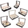 Leather wristwatch storage boxed
(Watch organizer)