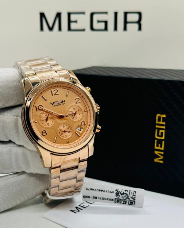 LADIES MEGIR WITH STAINLESS STELL , ACTIVE CHRONOGRAPH