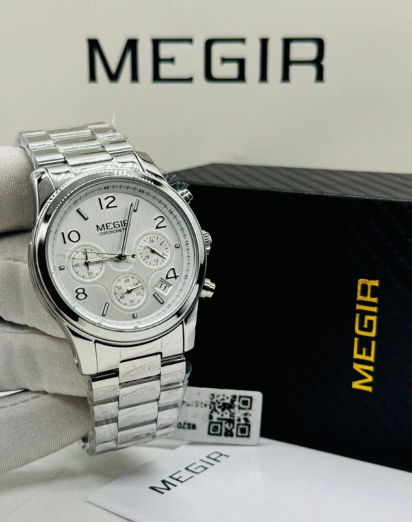 LADIES MEGIR WITH STAINLESS STELL , ACTIVE CHRONOGRAPH