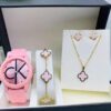 CK RUBBER WATCH SET
