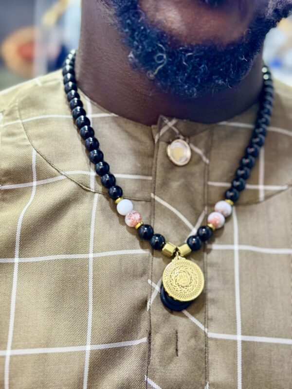 Beaded necklace for Men 
Trust