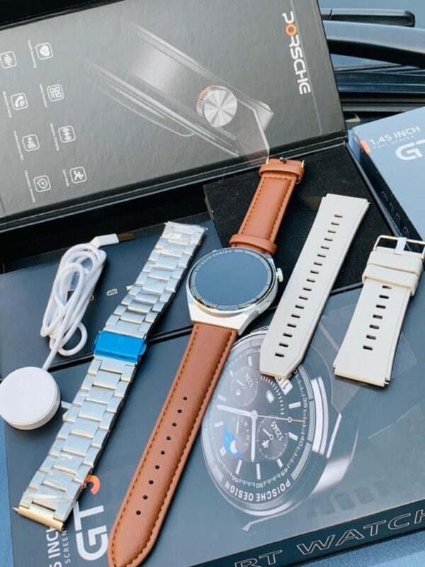PORSCHE SMARTWATCH with (3) DIFFERENT STRAP