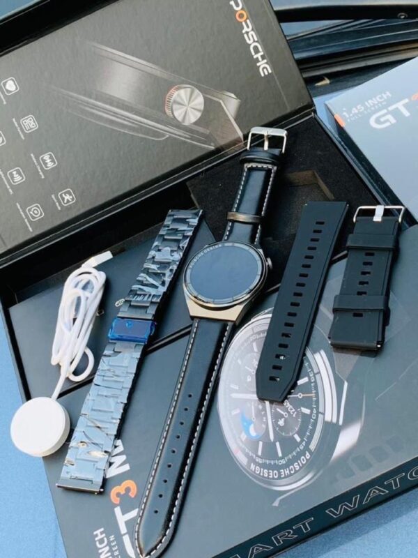 PORSCHE SMARTWATCH with (3) DIFFERENT STRAP