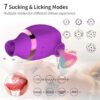Silicone clit sucker and licker