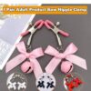 NIPPLE CLIP WITH BOWS AND BELL