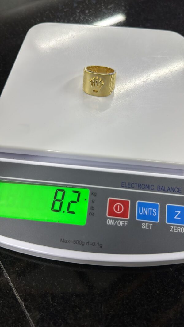 18karat Italian Men ring Gold