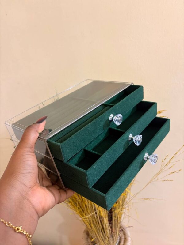 THREE LAYER JEWELRY ORGANIZER