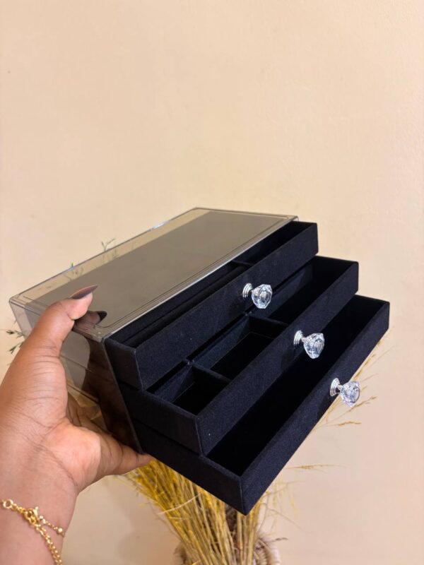 THREE LAYER JEWELRY ORGANIZER