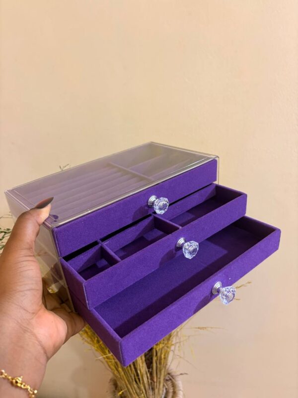 THREE LAYER JEWELRY ORGANIZER