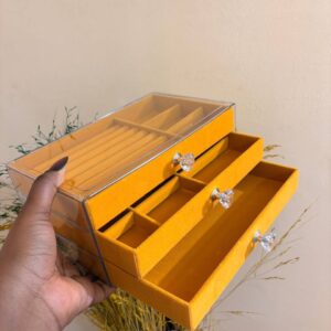 THREE LAYER JEWELRY ORGANIZER