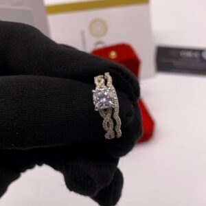 VVS Moissanite Diamond Couple Wediding Rings and Engagement Rings 💎 💍 💎💎